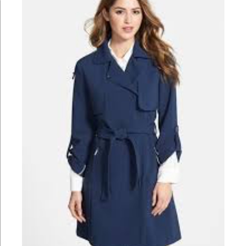 Women's AB Roll Sleeve Wrap Trench Coat Nordstrom
